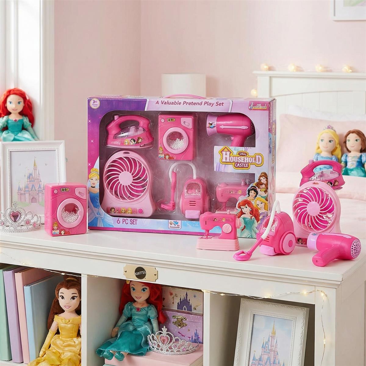 Household Set 6 pc Princess