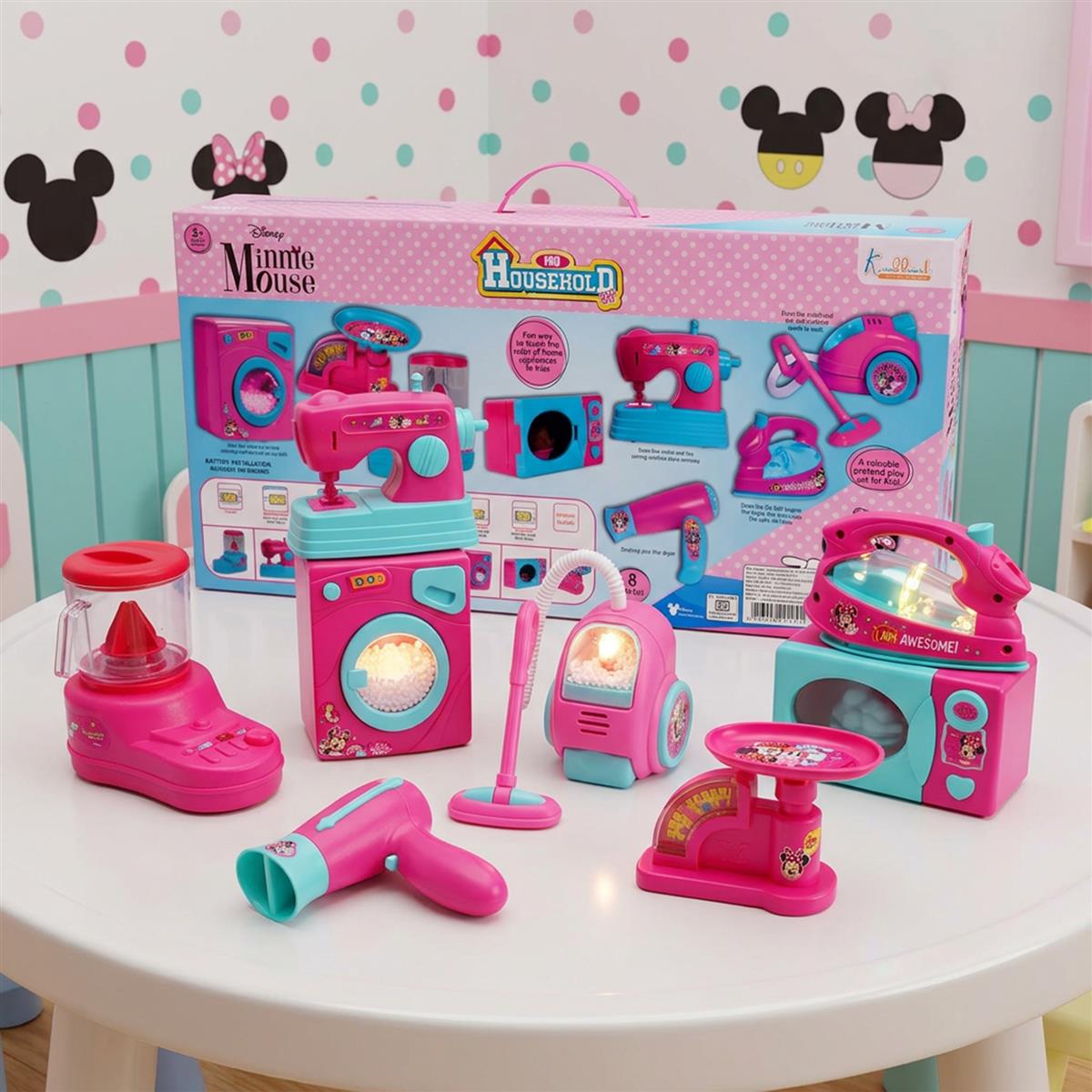 Household Set 8 pc Minnie