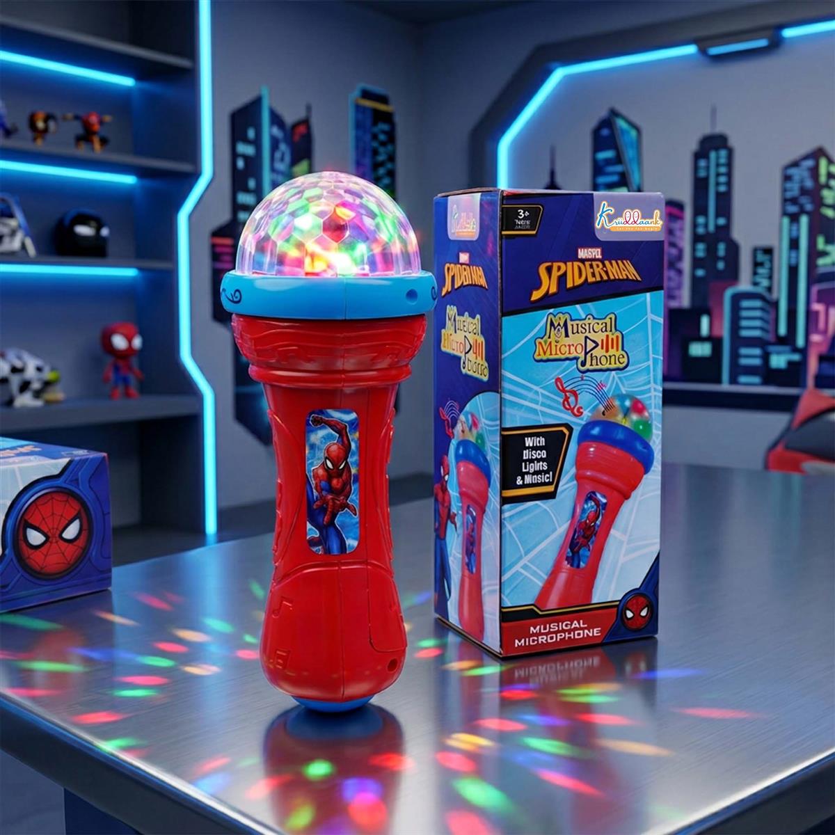 Musical Microphone Spiderman