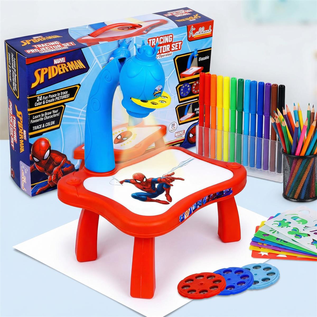Tracing Projector Set Spiderman