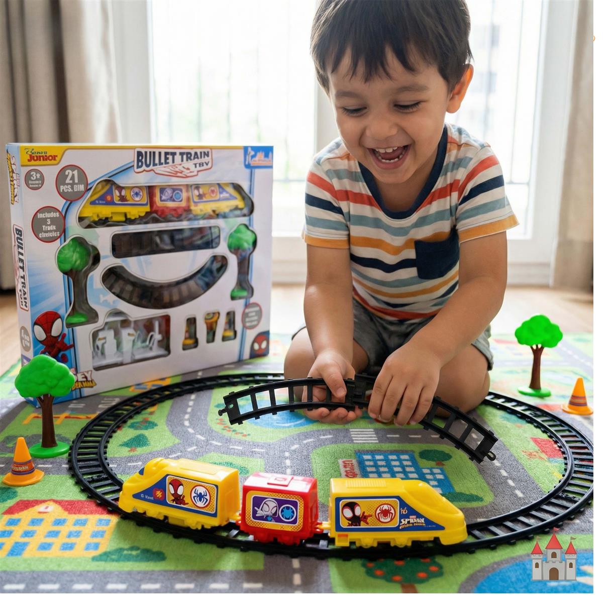 Train Set Spiderman