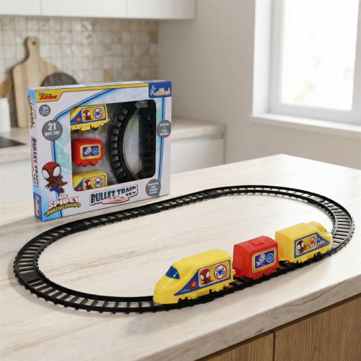 Train Set Small Spiderman