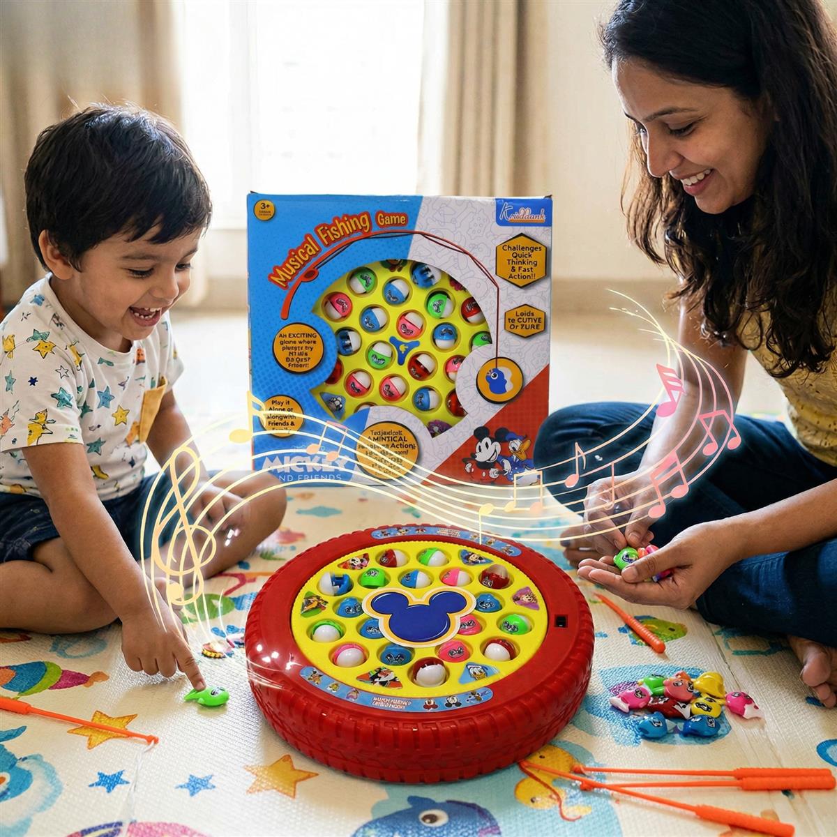 Musical Fishing Game Mickey