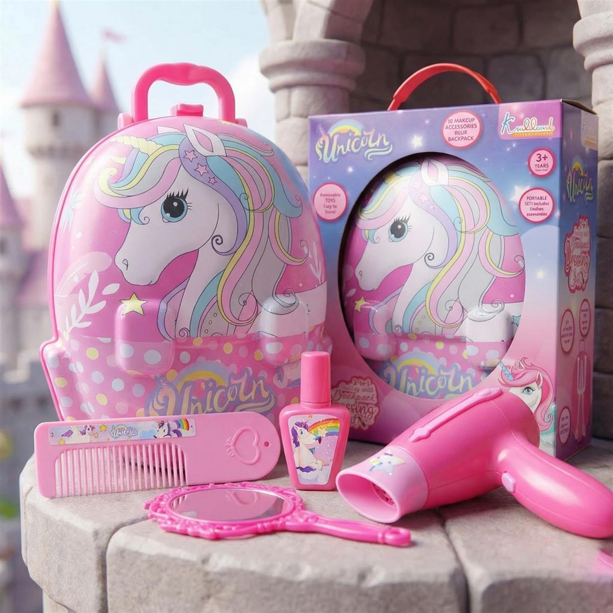 Backpack Dressing Set Unicorn