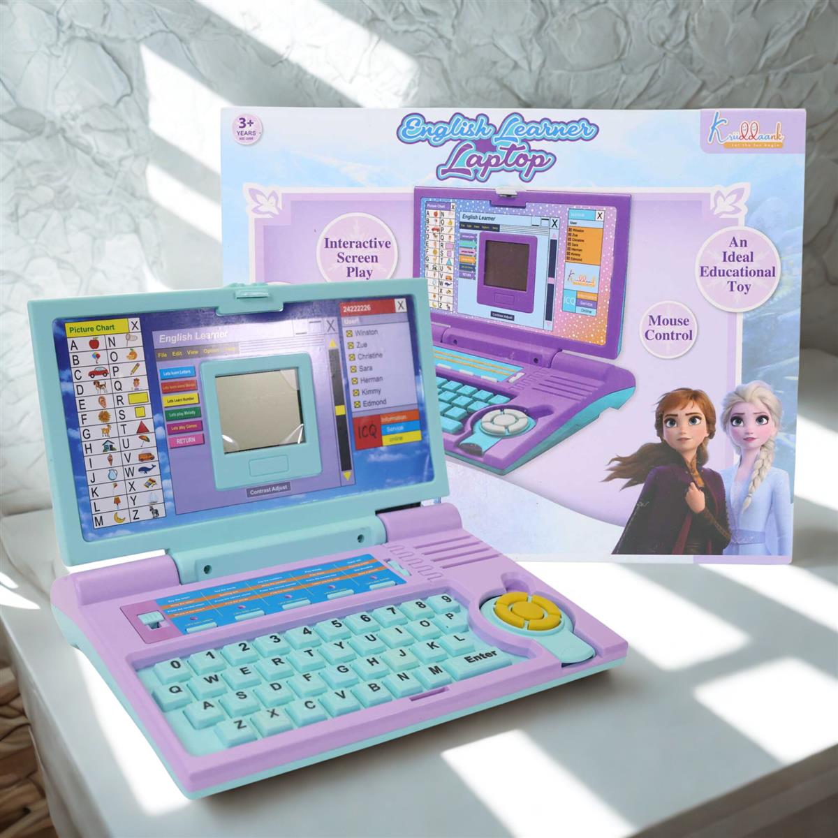 English Learning Laptop Frozen