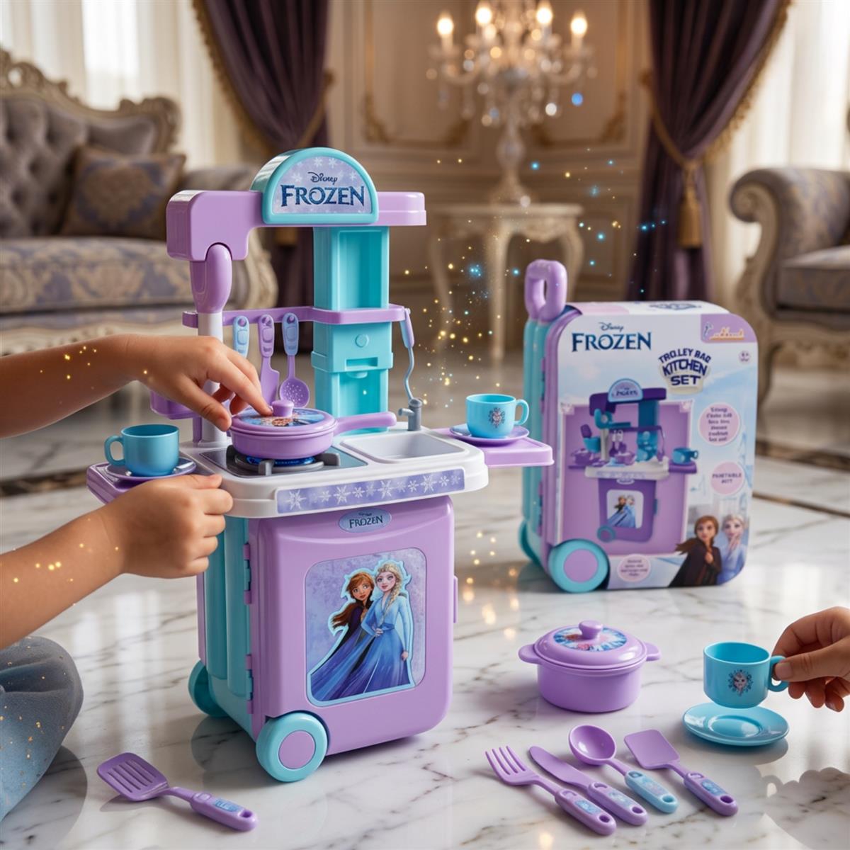 Trolley Kitchen Set Frozen