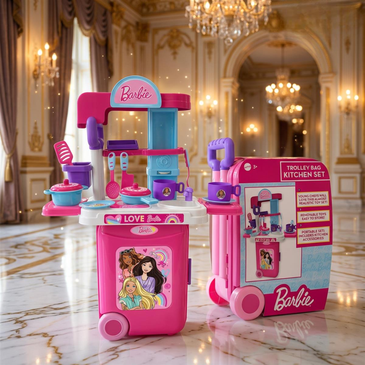 Trolley Kitchen Set Barbie