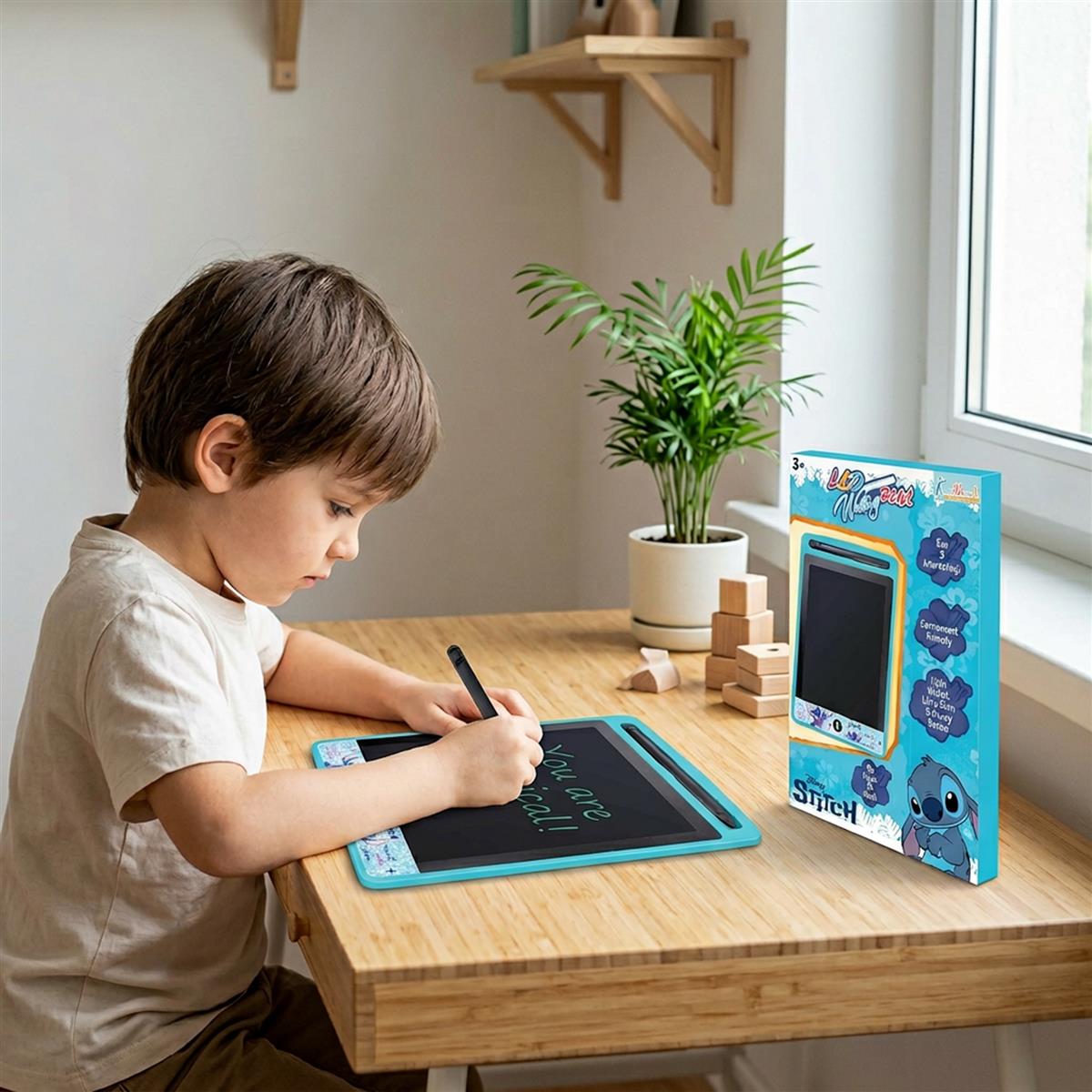 Kriiddaank Stitch LCD Tablet, 8.5 Inch Electronic Drawing Pad & Tablet for Kids, Rewritable LCD Board, Toddler Travel Slate for Boys & Girls, Birthday Gift for 3 4 5 6 7 8 9 Year, Stitch Them