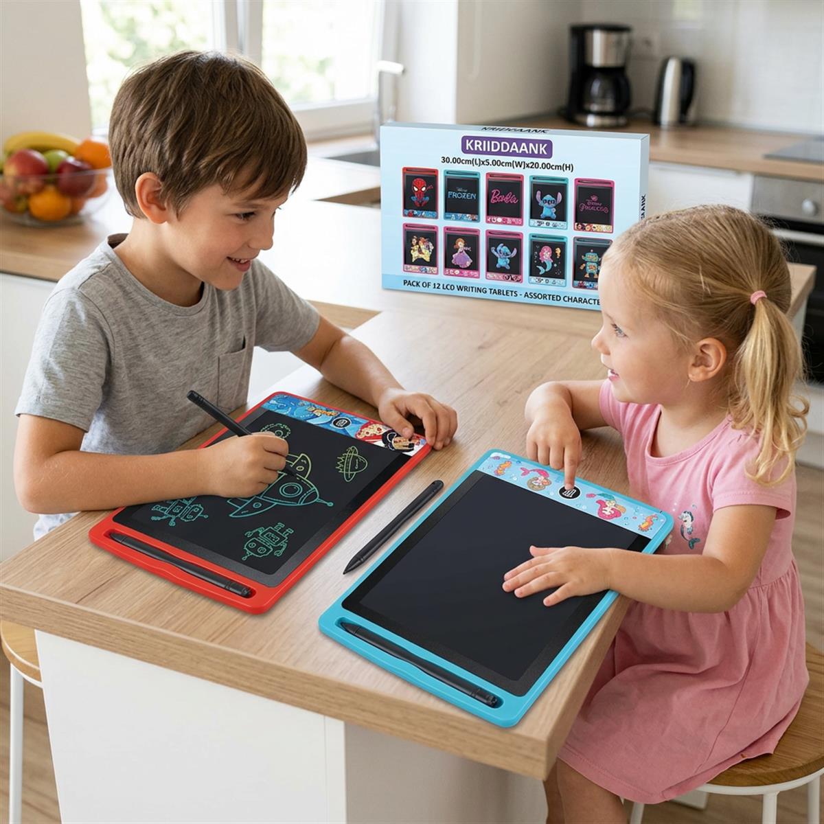 LCD Writing Tablet Pack of 12
