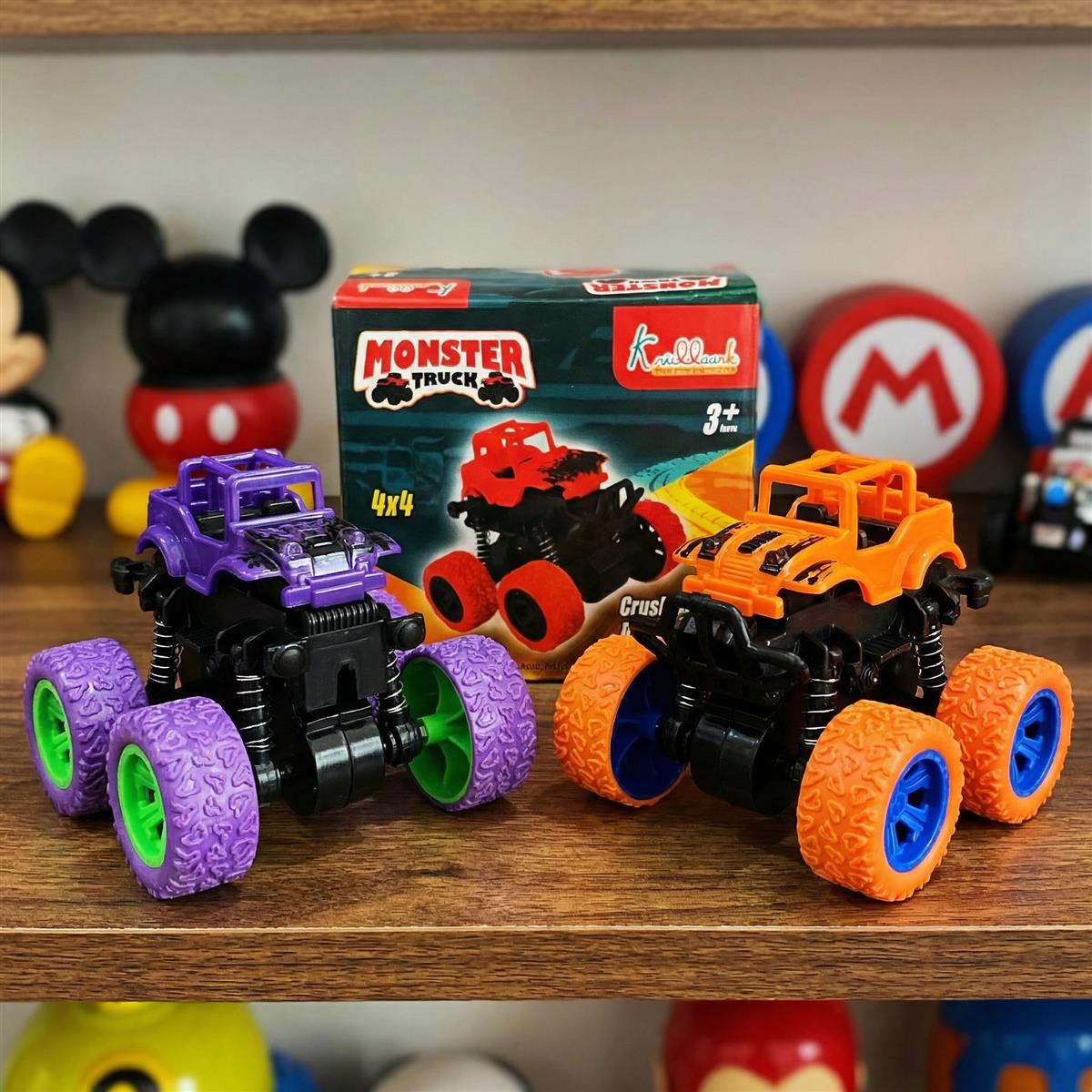 Kriiddaank 4x4 Monster Truck For 3+ Years 2 pcs